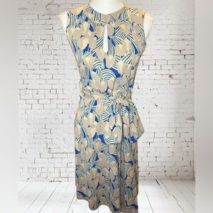Tory Burch tulip print shift dress size XS